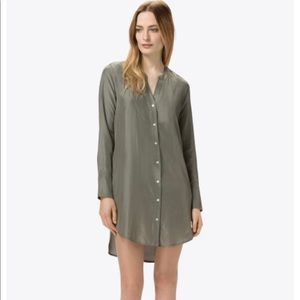 Jazel Long Sleeve Dress In Castor Grey